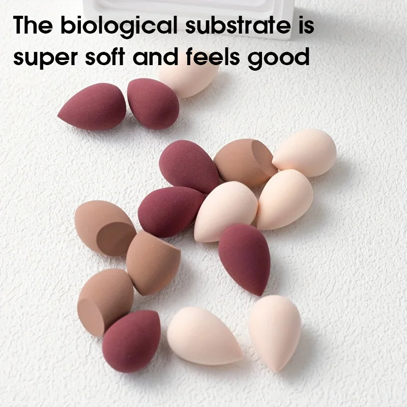 60 Mini Makeup Sponges, Foundation Blending Sponges, Multi-color Sponges for Flawless Application of Liquid and Powder Products
