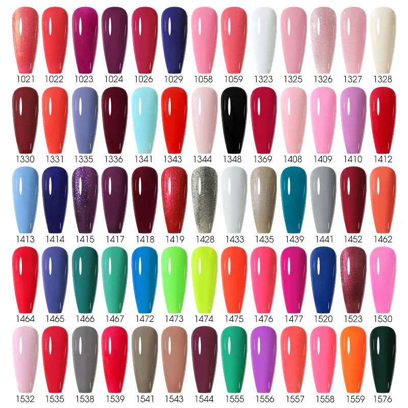 NAILCO 15ml Translucent Gel Nail Polish Semi-permanent Varnish UV Nails Art Glitter HEMA TPO FREE Gel Polish Manicure For Nails