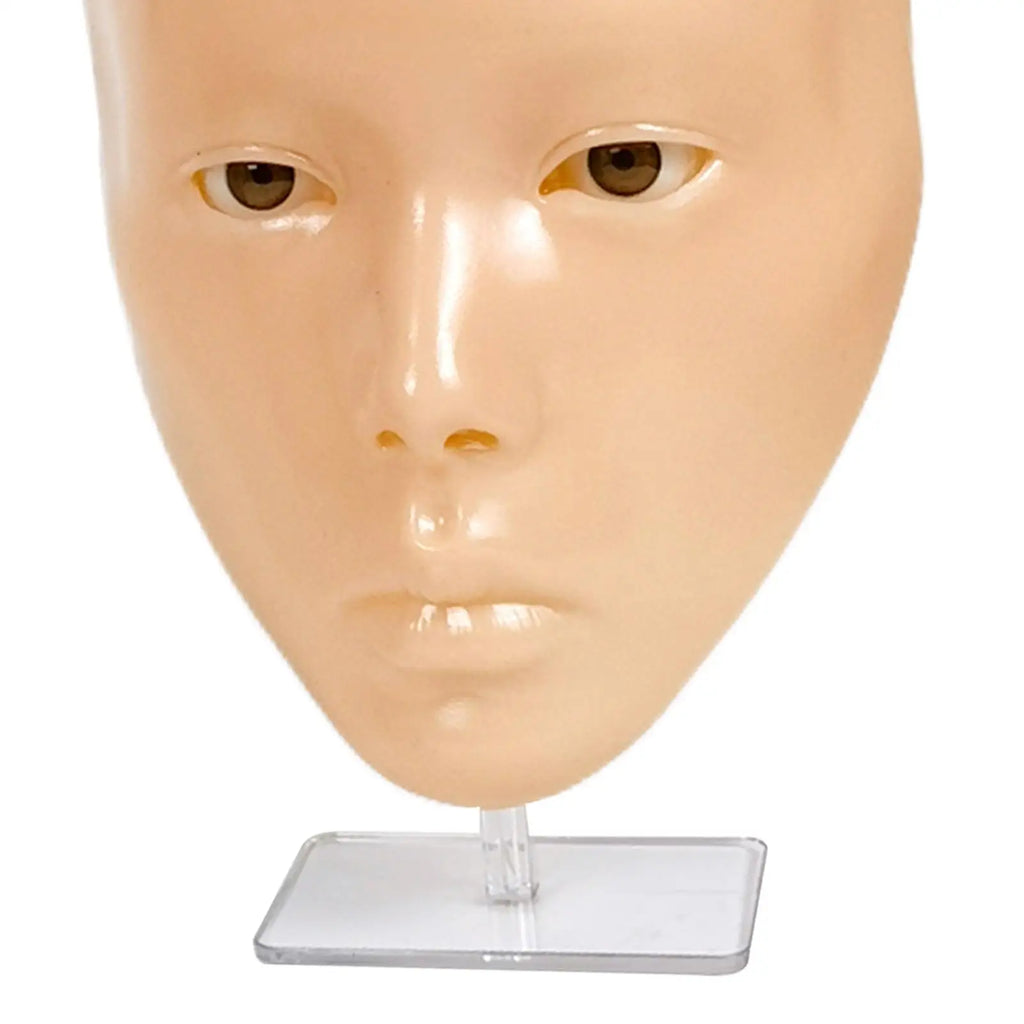 Makeup Practice Face Washable Manikin Model Doll Flat Head for Eyelash Extension Cosmetology Massage Permanent Makeup Salon