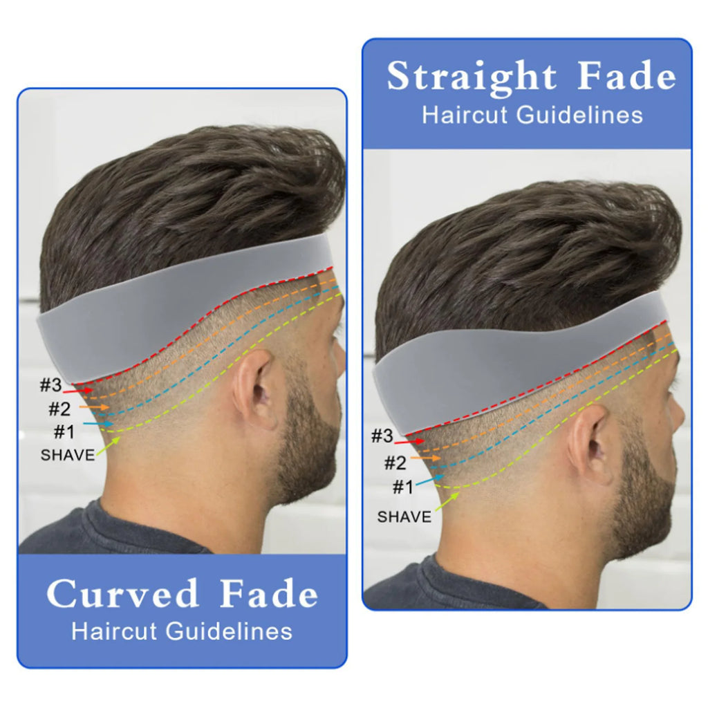 Hair Trimming Guide Band Neckline Shaving Template Hair Trimming Guide Hair Cutting Special Limit Comb For At Home Barbering