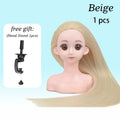 Hair Styling Doll Head For Girls Styling Head For Kids Mannequin Head For Hair Styling Braiding Manikin Head With Clamp Holder