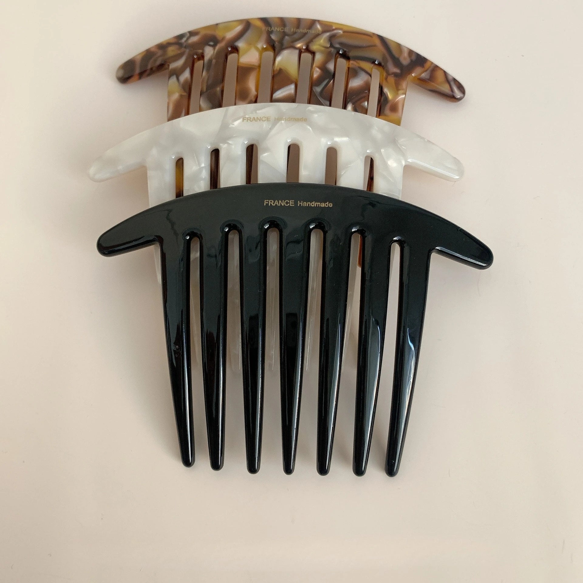 2025 New French U-shaped Hairpin with Meatball Head Comb Modern Simple Seven Toothed Hairpin Versatile Comb