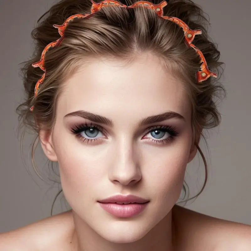 Bangs Hairstyle Hairpin Hairstyle Hairpin Headband Toothed Braid Tool Professional Weave Bangs Clip Hair Accessories For Girls