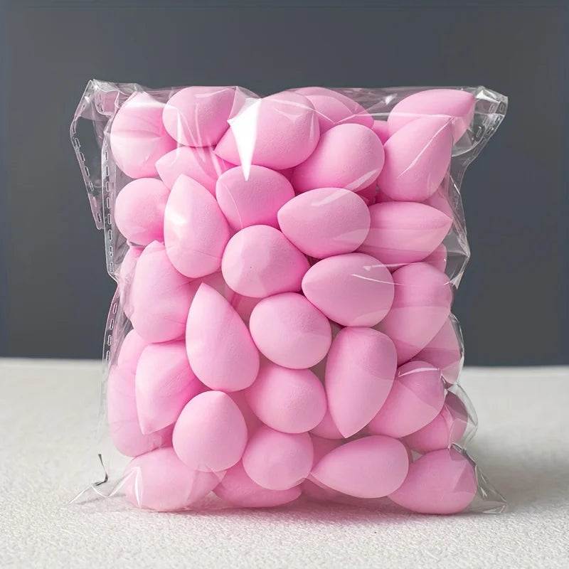 60 Mini Makeup Sponges, Foundation Blending Sponges, Multi-color Sponges for Flawless Application of Liquid and Powder Products