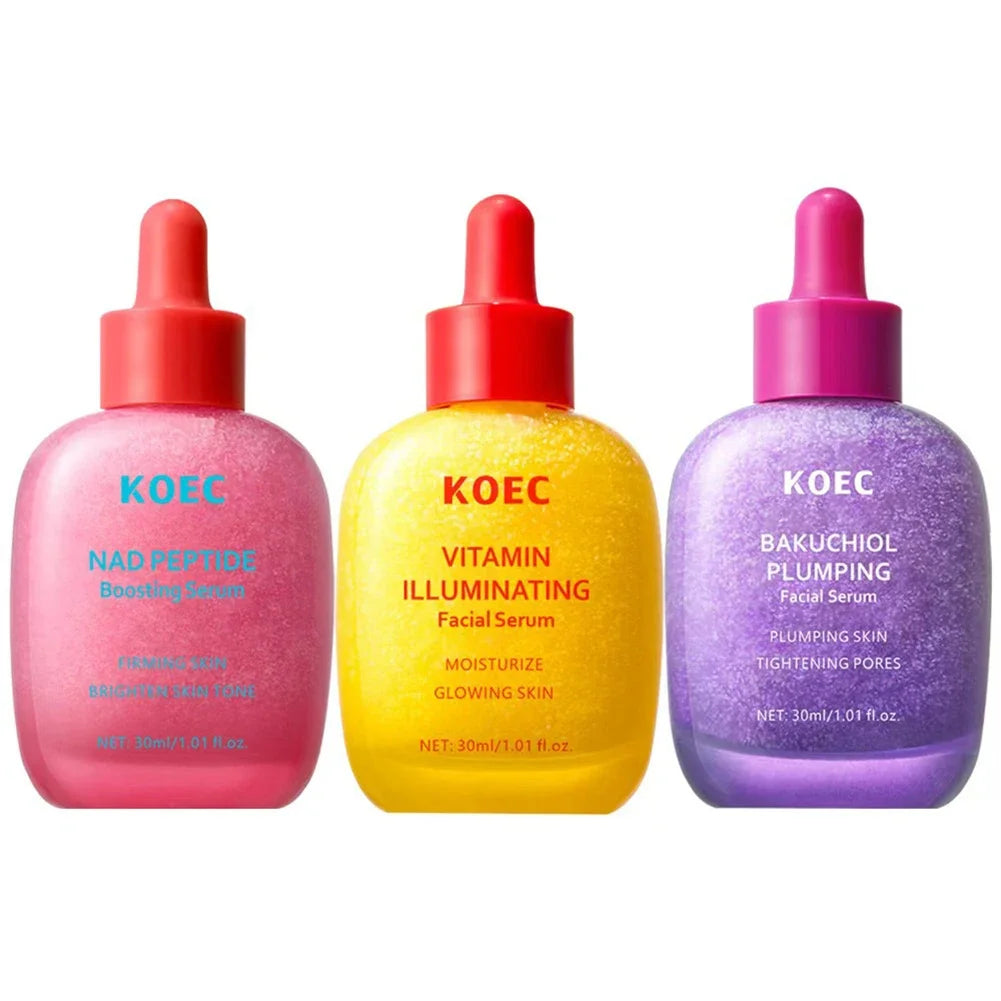 Korean Skin Care Vitamin Illuminating & Bakuchiol Face Serum Vitamin C Niacinamide Anti-Aging Serum Brightening Firm Skin 30ml