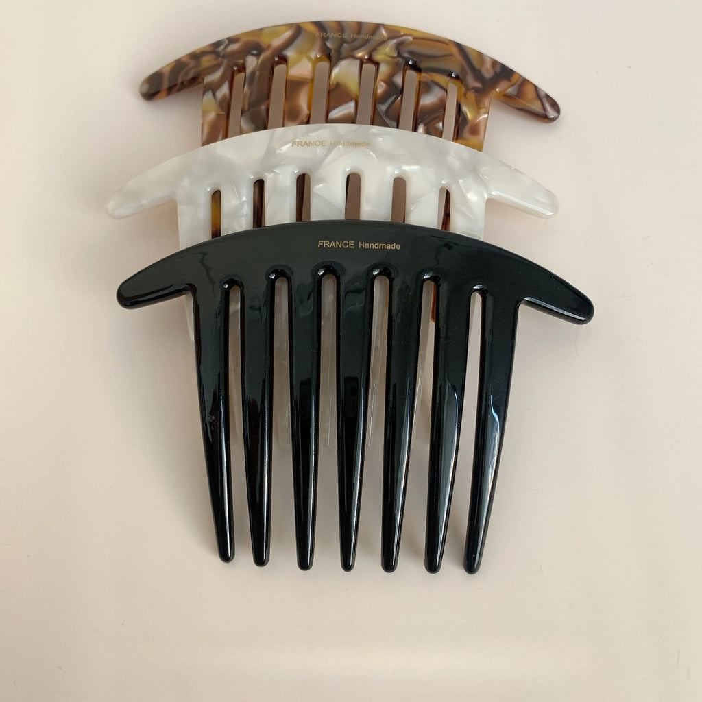 2025 New French U-shaped Hairpin with Meatball Head Comb Modern Simple Seven Toothed Hairpin Versatile Comb