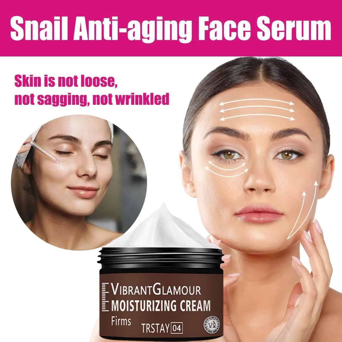 Retinol Face Cream Anti-Aging Remove Wrinkle Firming Lifting Whitening Brightening Moisturizing Cream Facial Skin Care