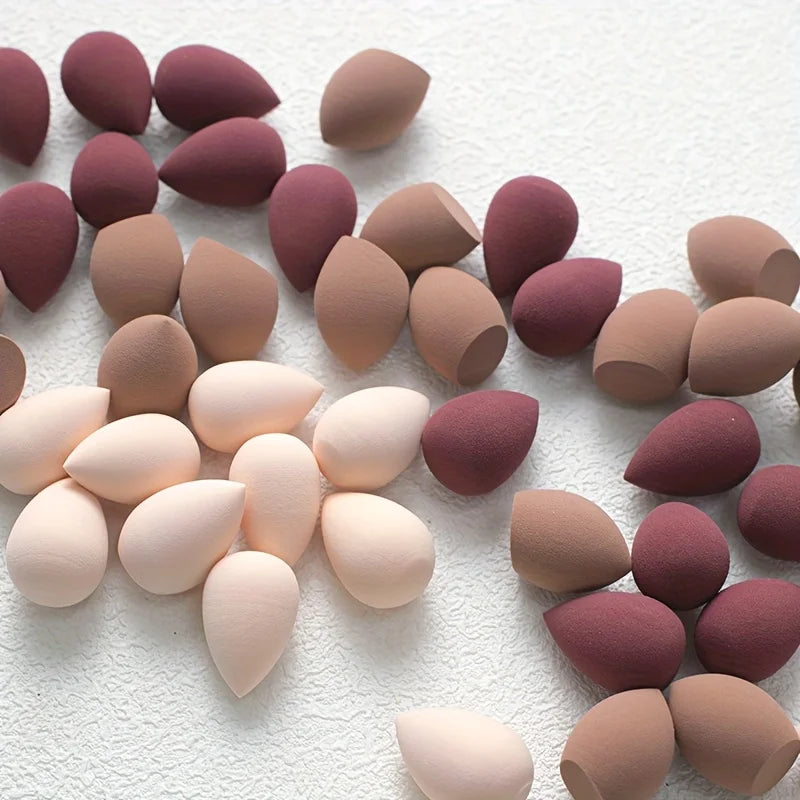60 Mini Makeup Sponges, Foundation Blending Sponges, Multi-color Sponges for Flawless Application of Liquid and Powder Products