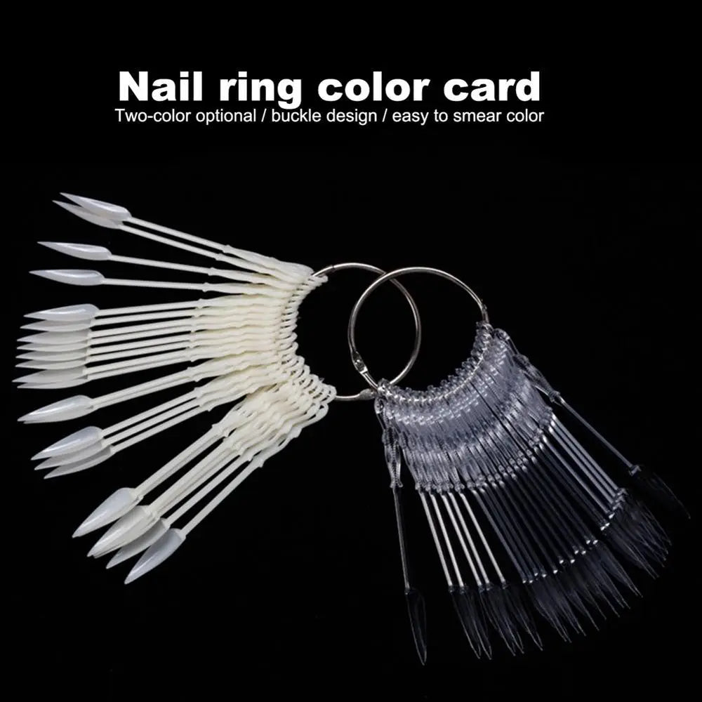 Nails Palette Nail Art Tool Manicure Nail Showing Stand Nail Polish Display Tips Nail Polish Color Card Fake Nail Display Tips