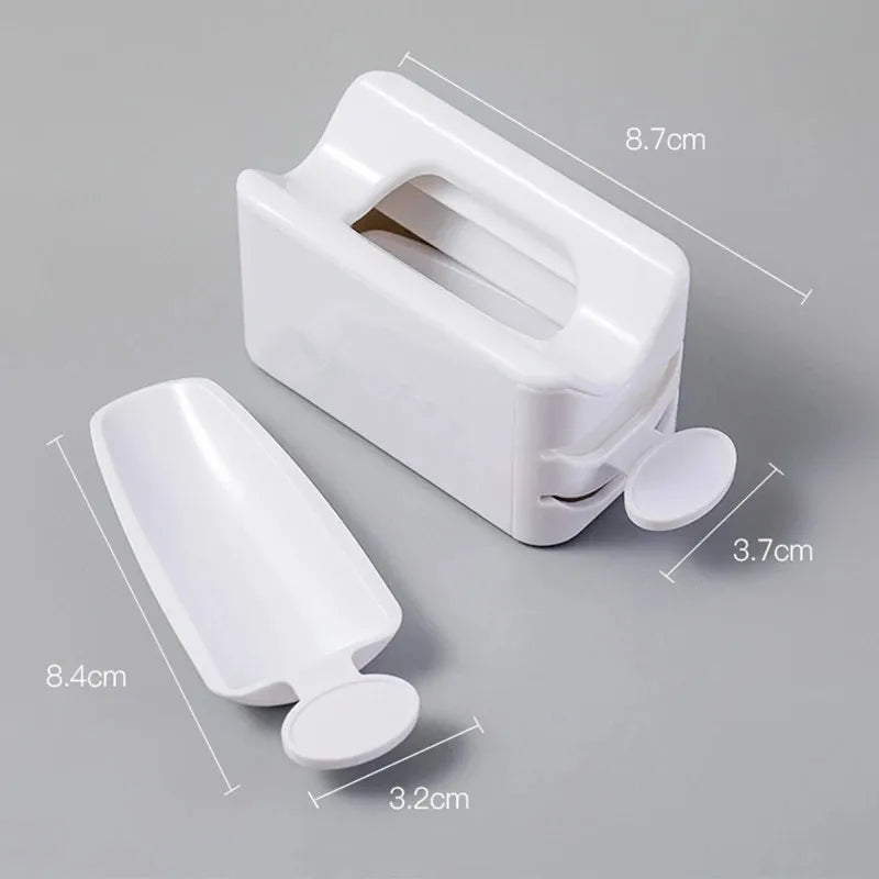 Nails Art Glitter Powder Sequins Double Layer Manicure Tool Gems Decorations Recycling Box Storage Portable Containe Accessory