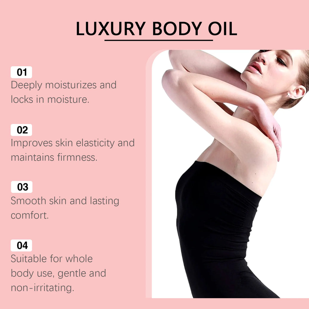 Moisturizing Body Oil - Nourishing and Hydrating Soft Skin, Enhancing Hydration and Elasticity Body Care Oil