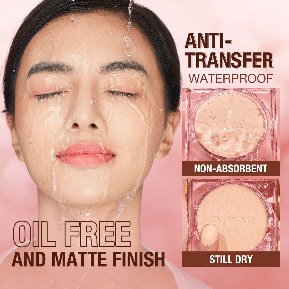 Face Setting Powder Normal Size Soft Focus Fixed Make Up Oil Control Light Skin Perfect for Whitening Waterproof Lasting Makeup