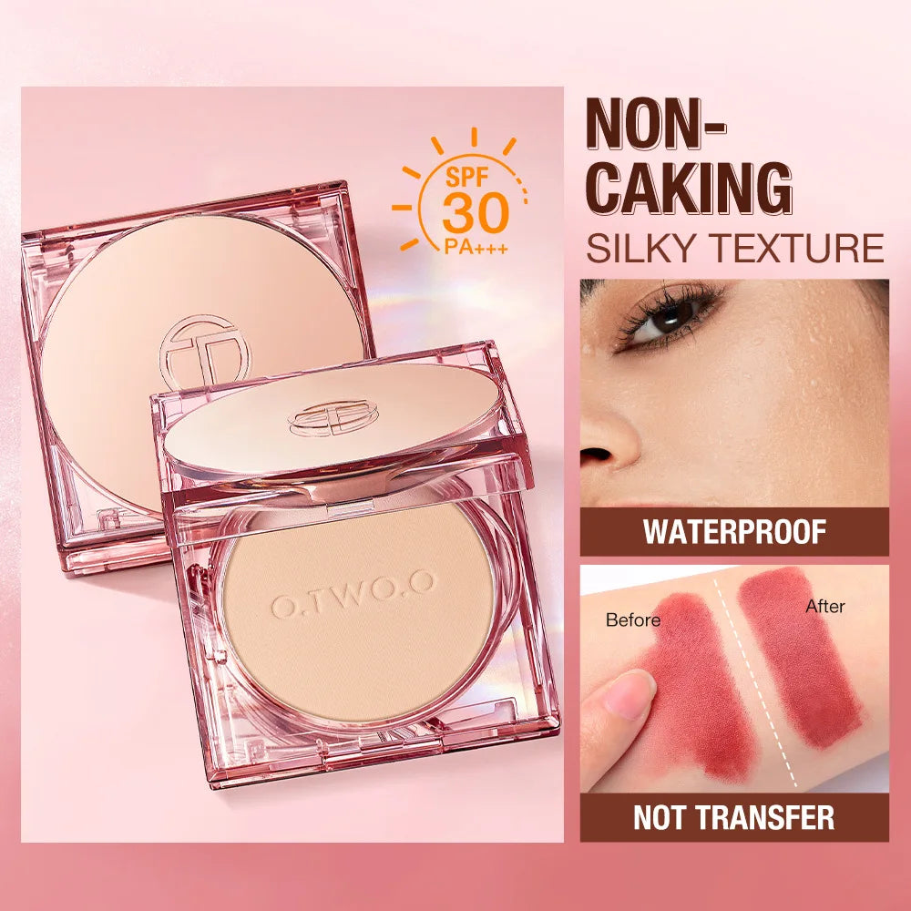 Face Setting Powder Normal Size Soft Focus Fixed Make Up Oil Control Light Skin Perfect for Whitening Waterproof Lasting Makeup