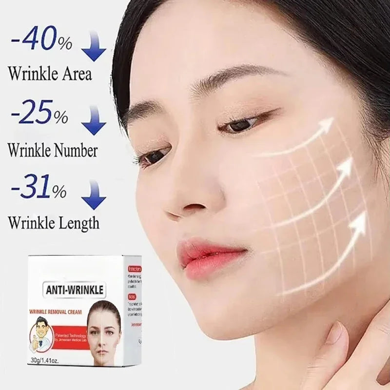 Facial Anti-Wrinkle Serum Eliminates Wrinkles Firms Skin Removes Color Spots Diminishes Fine Lines Anti-Aging Essence Face Care