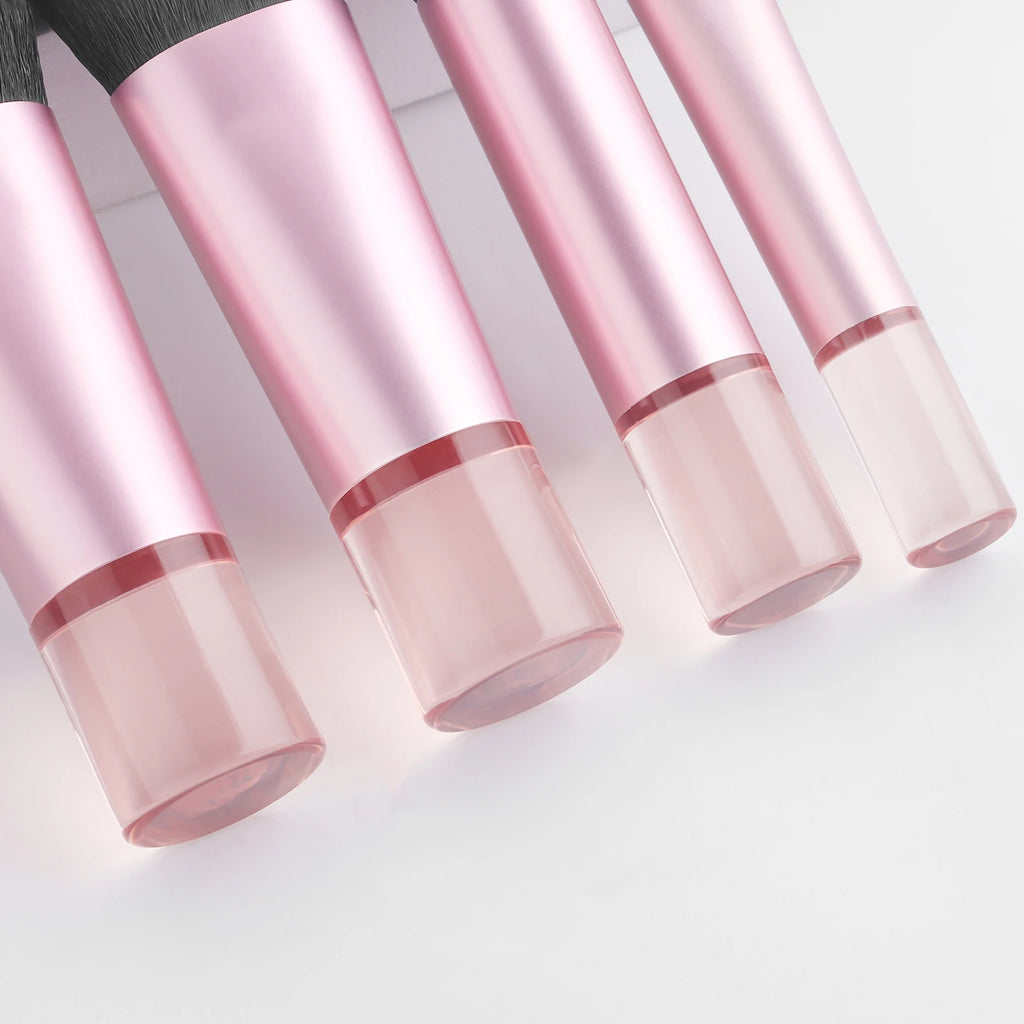 Makeup Brush Sets,10pcs Plastic mini with bag multifunctional Makeup Brush at home or On-the-Go