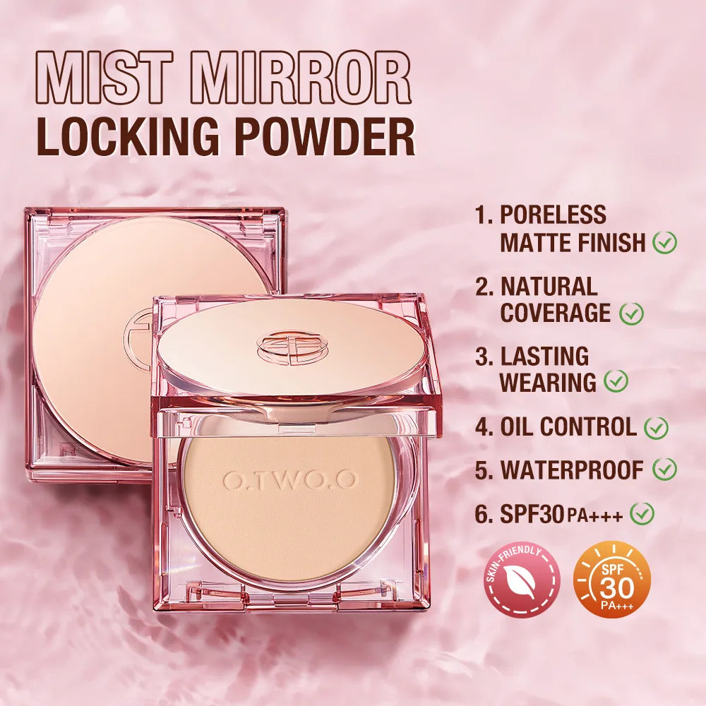 Face Setting Powder Normal Size Soft Focus Fixed Make Up Oil Control Light Skin Perfect for Whitening Waterproof Lasting Makeup