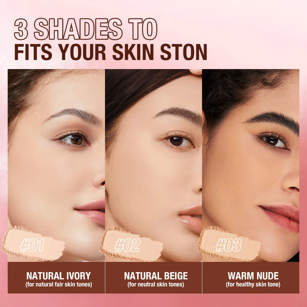 Face Setting Powder Normal Size Soft Focus Fixed Make Up Oil Control Light Skin Perfect for Whitening Waterproof Lasting Makeup