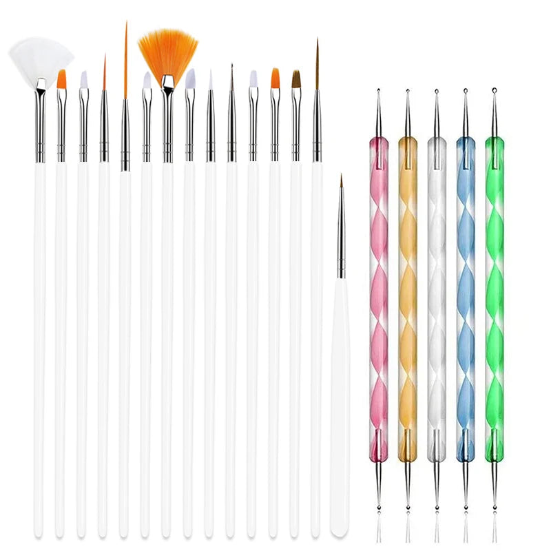 Nails Things Brushes For Manicure Set Nails Art Accessories Tools Kits Nail Supplies For Professionals Manicure Set