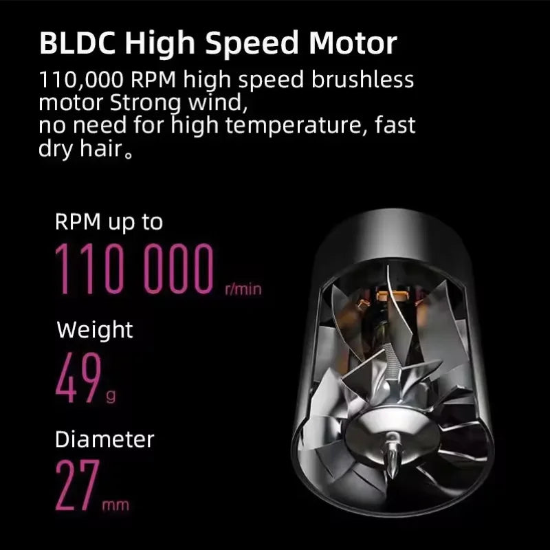 Hair dryer hair style machine leafless hair dryer household appliances hair dryer household hair salon professional hair dryer