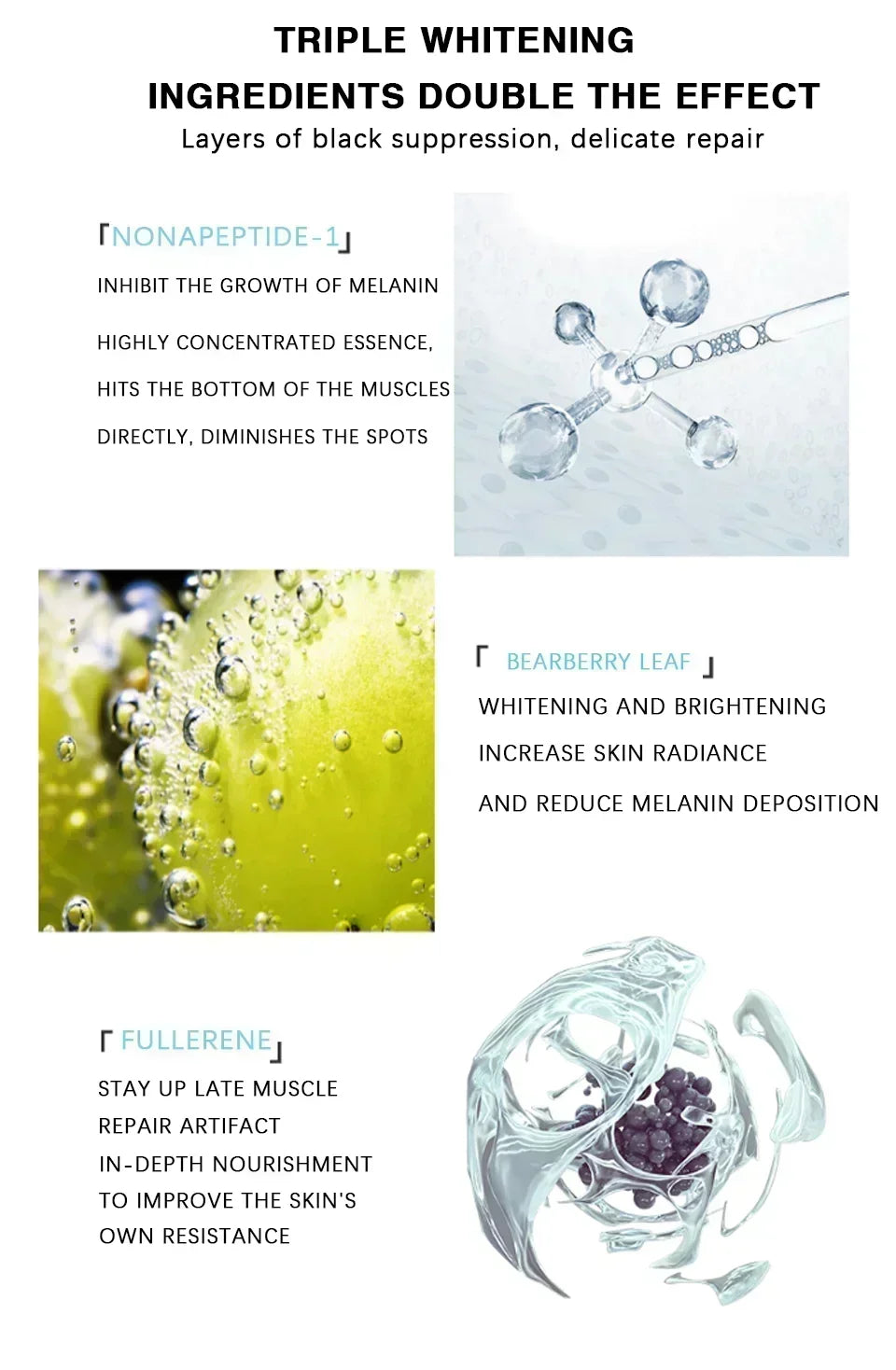 Facial Anti-Wrinkle Serum Eliminates Wrinkles Firms Skin Removes Color Spots Diminishes Fine Lines Anti-Aging Essence Face Care