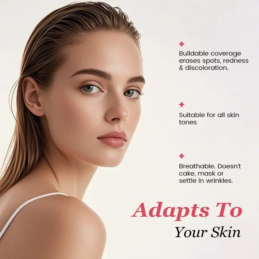 Daily Makeup Color Changing Foundation Automatically Matches Skin Tone Conceals Imperfections And Keeps Skin Smooth All Day
