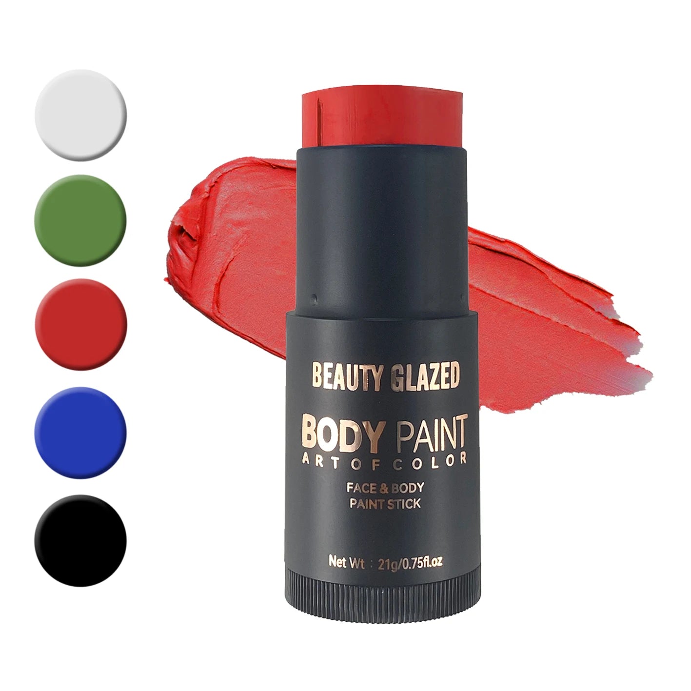 5 Colors Face &Body Paint, Non-Toxic,Professional Painting Kit For Party, Cosplay,Safe For Sensitive Skin