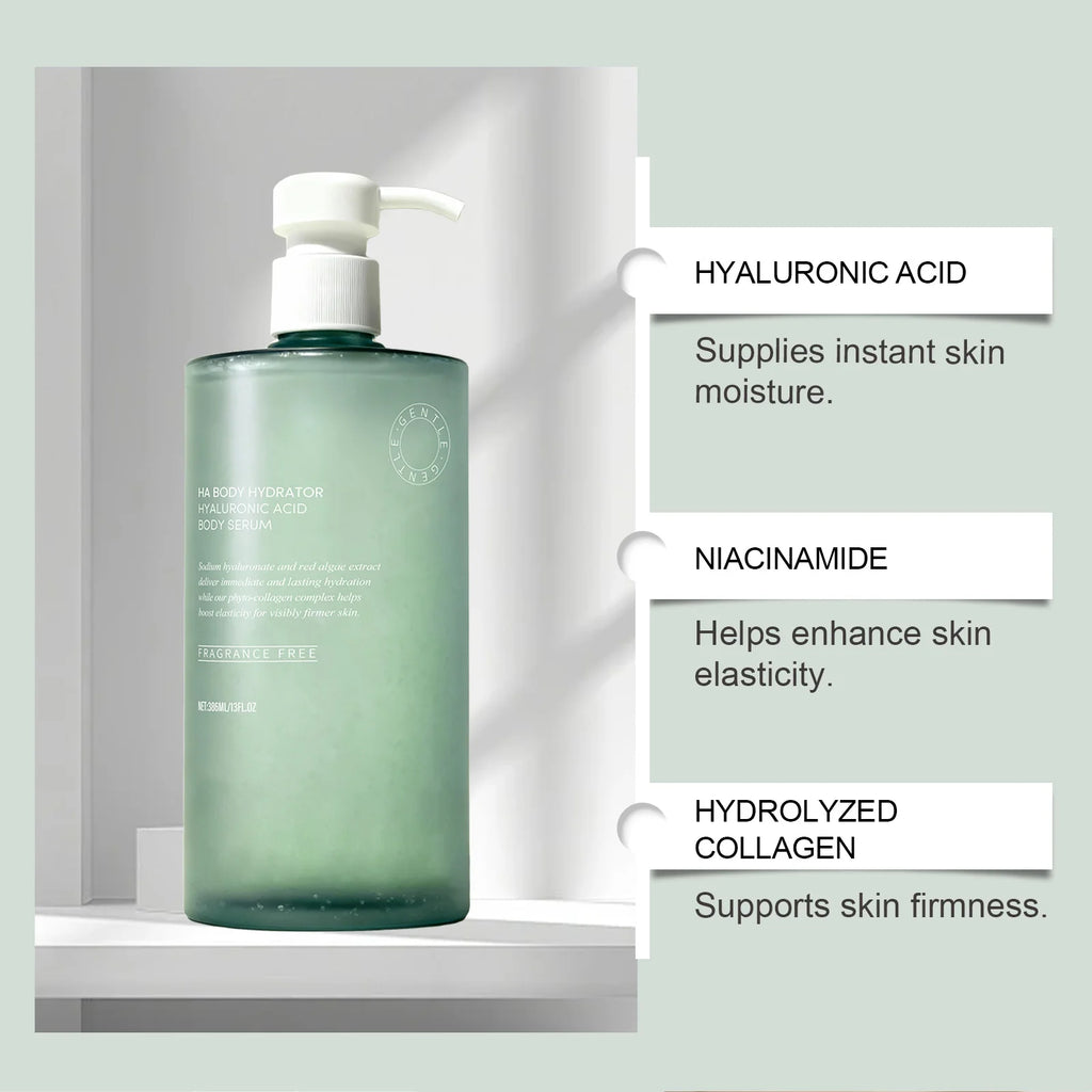 Body Moisturize Essence Enhance Firmness Elasticity Long Lasting Hydration Nourish Smooth Improve Texture Hyaluronic Acid Lotion