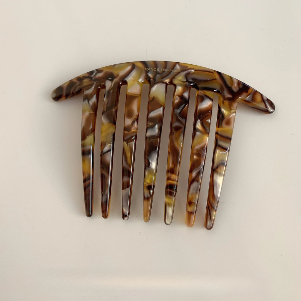 2025 New French U-shaped Hairpin with Meatball Head Comb Modern Simple Seven Toothed Hairpin Versatile Comb