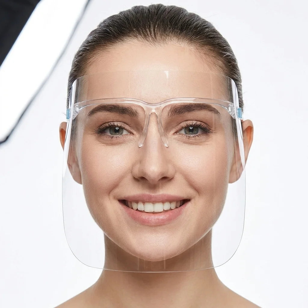 Nail Art Dust Proof Faceshield Transparent Anti-fog Anti-splash Full Face Cover Safety Protective Glasses