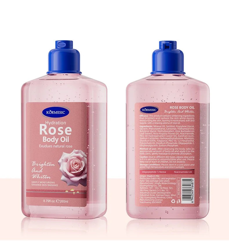 New Body Care Oil  Brightens Skin  Suitable for all skin types，Coconut Body Oil，Cocoa Body Oil，Rose Body Oil，VITALIZING BODY OI