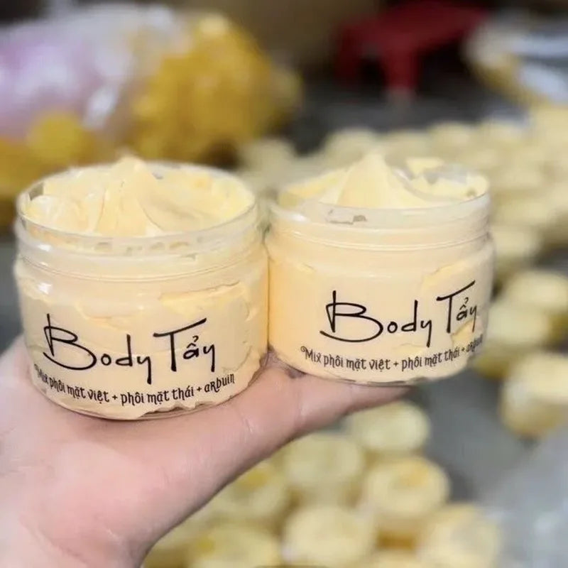 Body tay -1hu 3-in-1 White Body Lotion, Moisturizing Brightening Firming Improves Skin, nghe da biet la trang the nao roi a