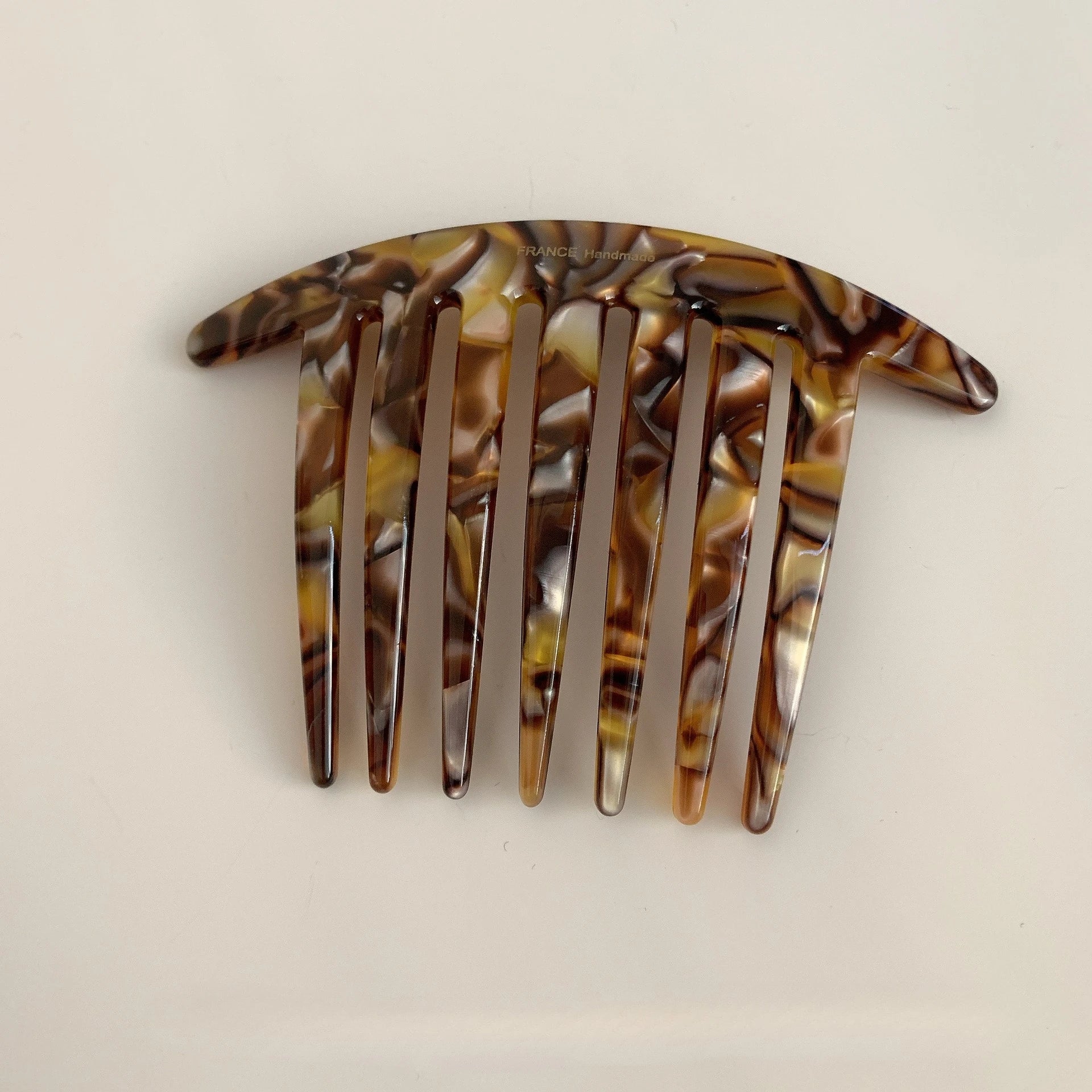 2025 New French U-shaped Hairpin with Meatball Head Comb Modern Simple Seven Toothed Hairpin Versatile Comb