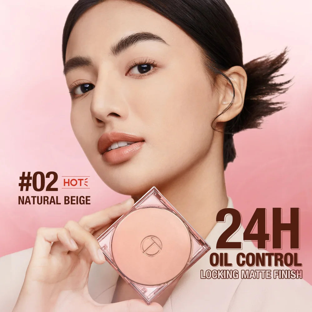 Face Setting Powder Normal Size Soft Focus Fixed Make Up Oil Control Light Skin Perfect for Whitening Waterproof Lasting Makeup