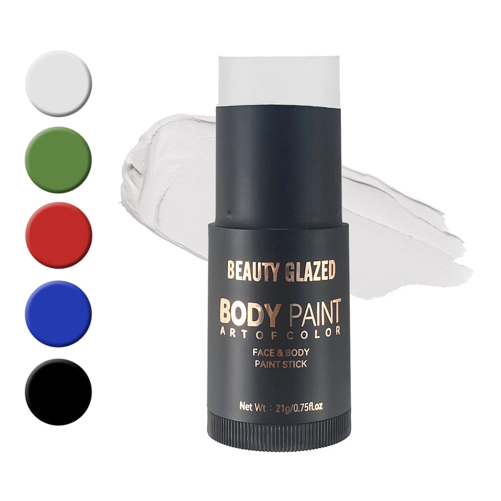 5 Colors Face &Body Paint, Non-Toxic,Professional Painting Kit For Party, Cosplay,Safe For Sensitive Skin